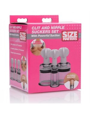 Size Matters SIZE MATTERS CLIT & NIPPLE SUCKER SET