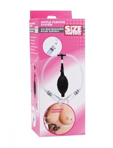 Size Matters SIZE MATTERS NIPPLE PLUMPING SYSTEM WITH DUAL CYLINDERS