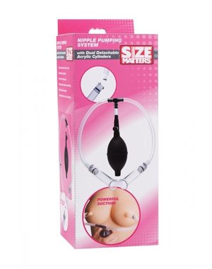 Size Matters SIZE MATTERS NIPPLE PLUMPING SYSTEM WITH DUAL CYLINDERS