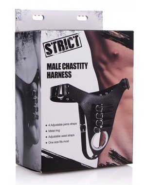 XR Brands STRICT MALE CHASTITY HARNESS