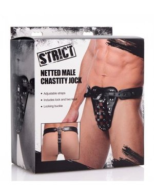 XR Brands STRICT SAFETY NETTED MALE CHASTITY JOCK