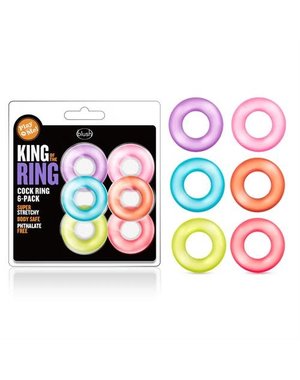 BLUSH NOVELTIES PLAY WITH ME KING OF THE RING 6PK