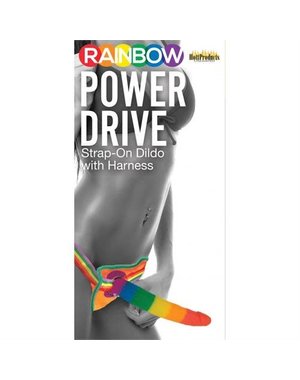 Hott Products HARNESS, POWER DRIVE W/ DILDO 7"