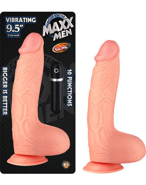 NASSTOYS MAXX MEN VIBRATING 10 FUNCTION CURVED 9.5"