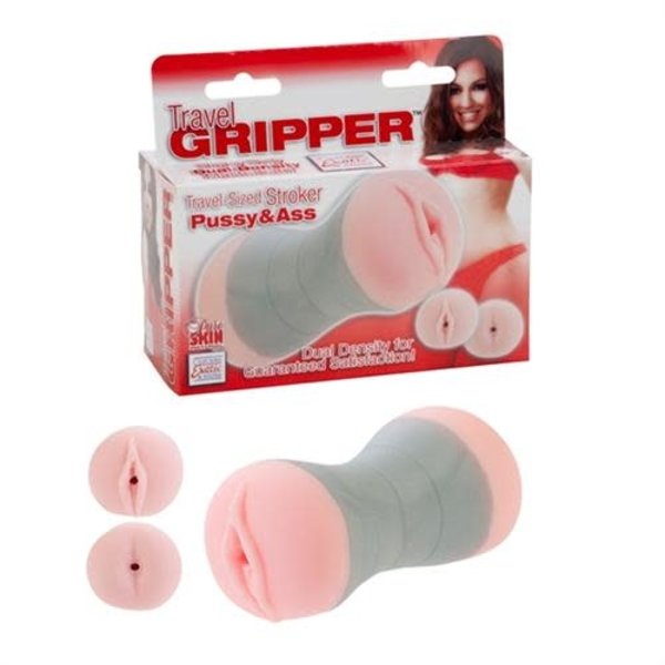 CalExotics TRAVEL GRIPPER PUSSY & ASS MASTERBATION SLEEVE