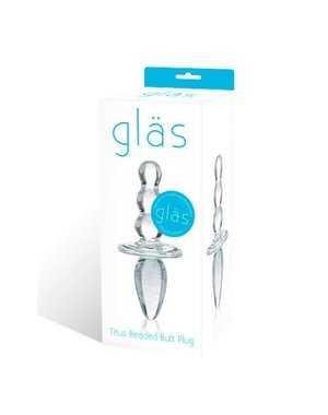 GLAS TITUS BEADED BUTT PLUG