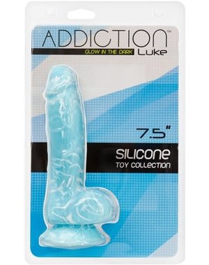 BMS PRODUCT ADDICTION LUKE SILICONE GLOW-IN-THE-DARK 7.5"