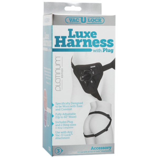 Doc Johnson VAC U LOCK PLATINUM EDITION LUXE HARNESS