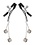 MASTER SERIES MASTER SERIES ORNAMENT ADJUSTABLE NIPPLE CLAMPS  WITH JEWEL ACCENTS