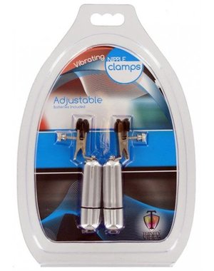 XR Brands TRINITY MEN VIBRATING NIPPLE CLAMPS WITH BULLETS