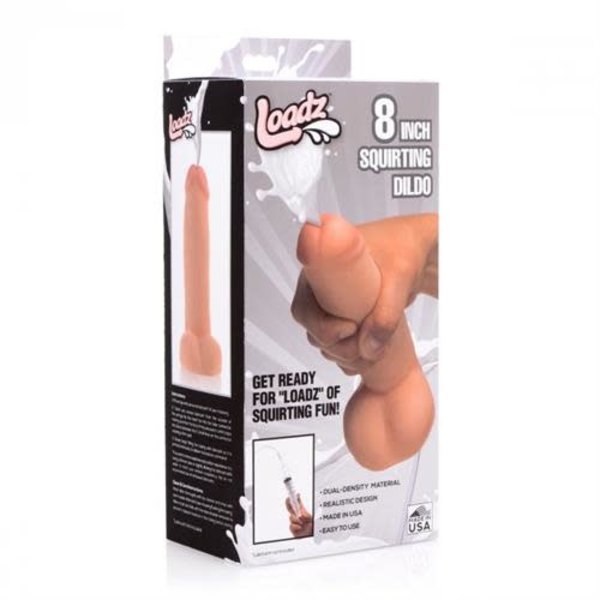 XR Brands LOADZ DUAL DENSITY SQUIRTING COCK 8