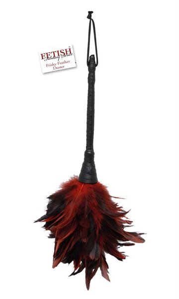 FETISH FANTASY FETISH FANTASY FRISKY FEATHER DUSTER 14" RED