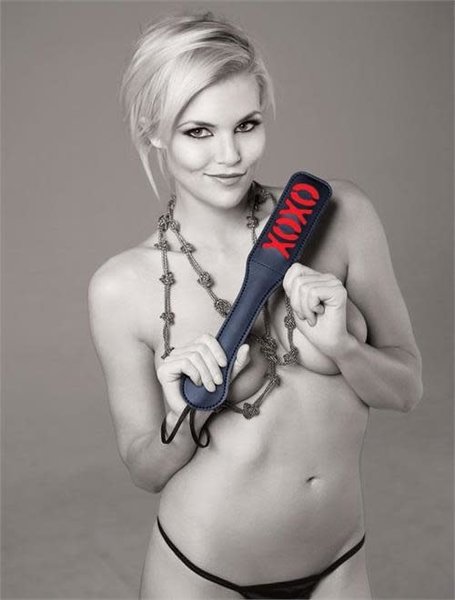 ESS SEX & MISCHIEF XOXO PADDLE 12" BLACK