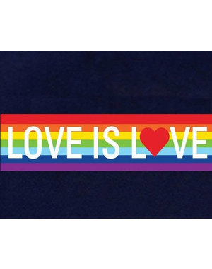 RAINBOW LOVE IS LOVE RAINBOW STICKER