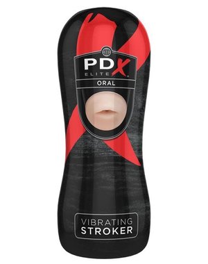 PIPEDREAM PRODUCTS PDX ELITE VIBRATING STROKER ORAL