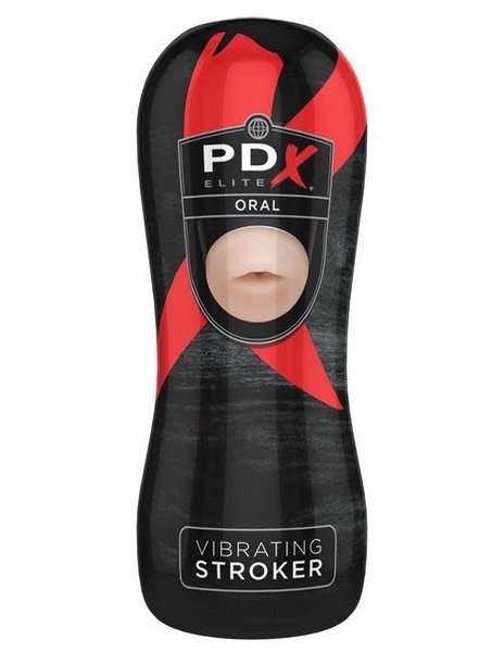 PIPEDREAM PRODUCTS PDX ELITE VIBRATING STROKER ORAL