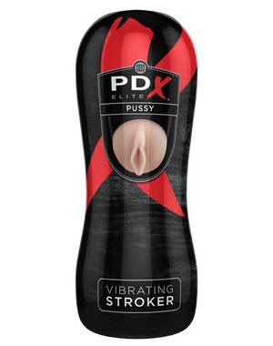 PIPEDREAM PRODUCTS PDX ELITE VIBRATING STROKER PUSSY