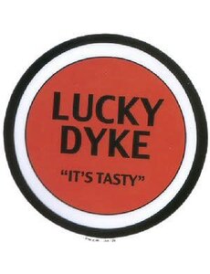 RAINBOW LUCKY DYKE STICKER