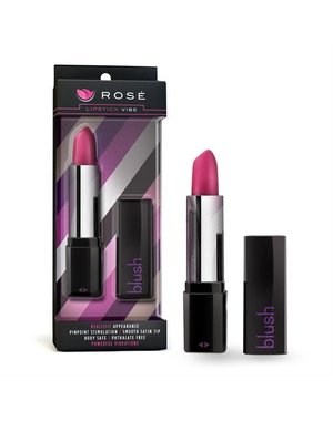 BLUSH NOVELTIES ROSE LIPSTICK VIBRATOR