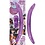 Doc Johnson BENDABLE DOUBLE DILDO VIBRATING PURPLE