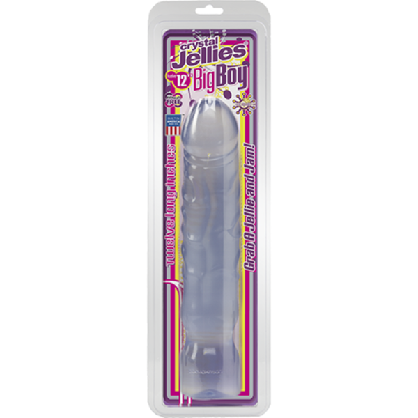 Doc Johnson BIG BOY CRYSTAL CLEAR 12"