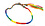 RAINBOW BRAIDED FRIENDSHIP BRACELET