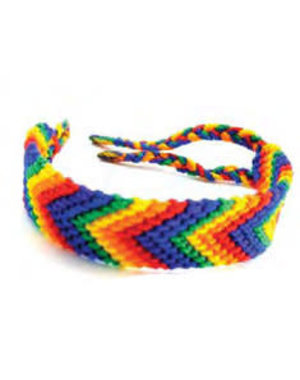 Pride not Prejudice WIDE VEE RAINBOW BRACELET