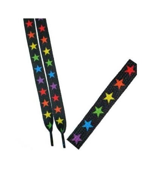 RAINBOW RAINBOW STAR SHOE LACES