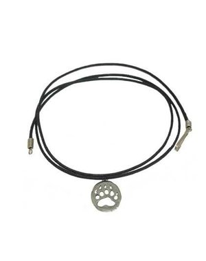 RAINBOW BEAR CLAW CUT OUT CORD NECKLACE