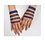 FISHNET RAINBOW FINGERLESS HALF GLOVES