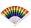 RAINBOW HORIZONTAL STRIPES FAN