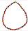 RAINBOW RAINBOW BEAD W/ RED BEAD NECKLACE