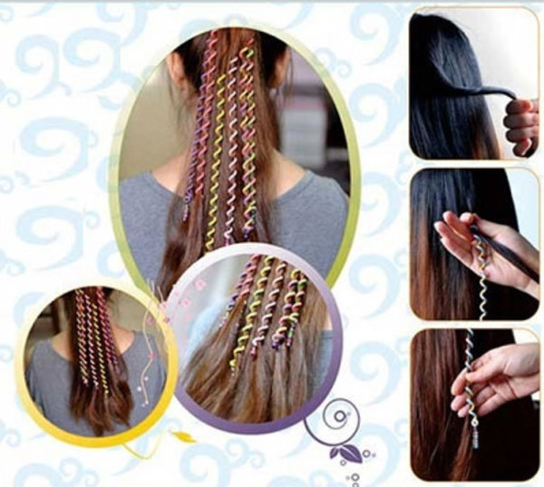 RAINBOW HAIR TWIST TIES RAINBOW