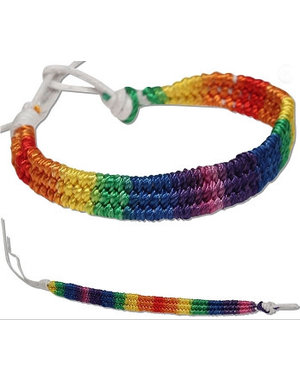 RAINBOW BRAIDED RAINBOW BRACELET