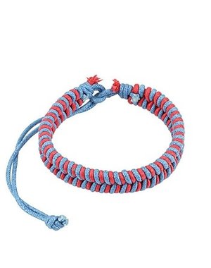 RAINBOW WOVEN TRANS PRIDE BRACELET