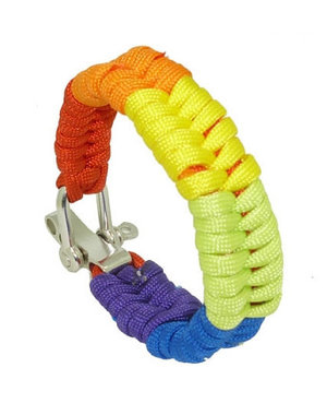 RAINBOW RAINBOW PARACORD BRACELET
