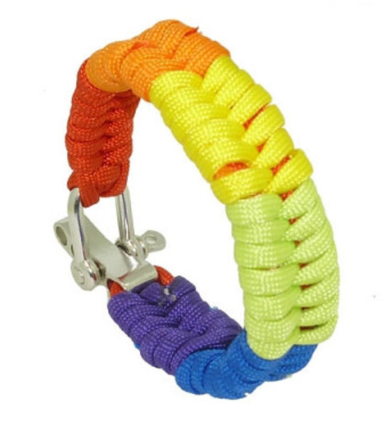 RAINBOW RAINBOW PARACORD BRACELET