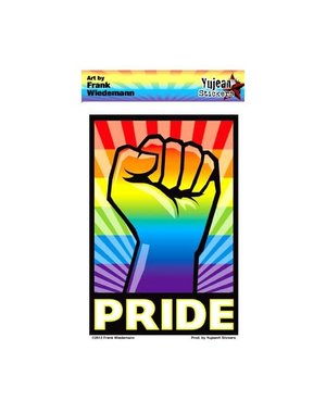 YUJEAN PRIDE FIST STICKER
