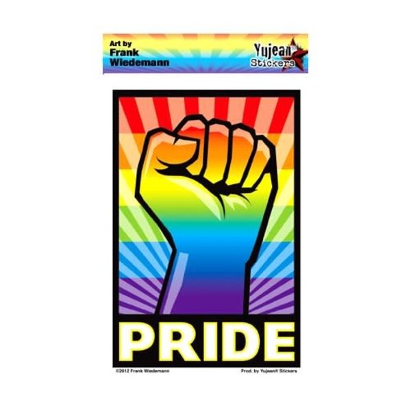 YUJEAN PRIDE FIST STICKER