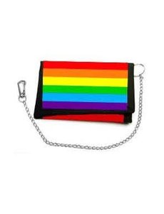 RAINBOW RAINBOW VELCRO W/ CHAIN WALLET