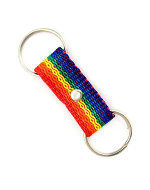  KEYCHAIN-NYLON DOUBLE ENDED RING