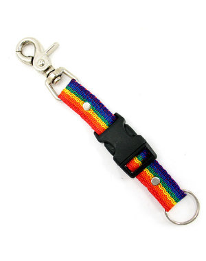  NYLON KEYCHAIN WITH BUCKLE & BOLT SNAP