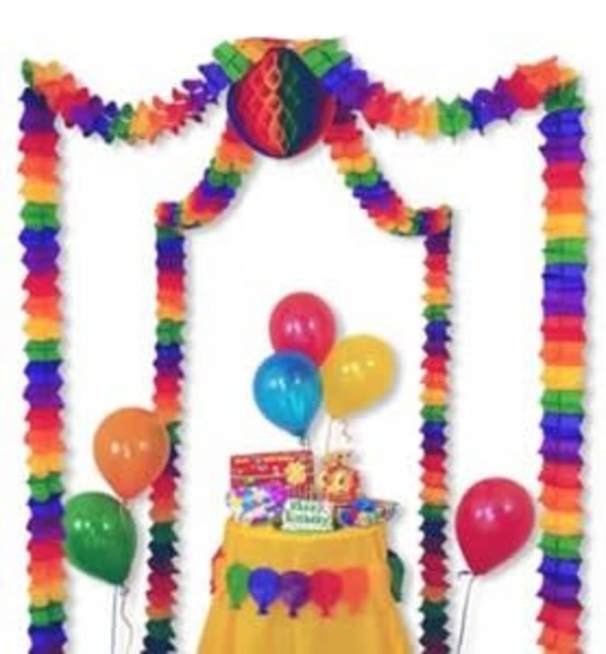 RAINBOW RAINBOW PARTY CANOPY