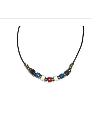 RAINBOW LEATHER PRIDE NECKLACE
