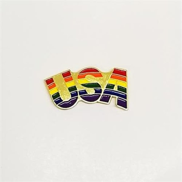 RAINBOW USA LAPEL PIN