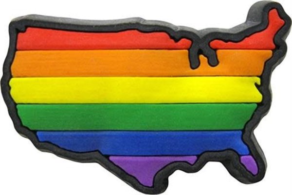 RAINBOW USA RAINBOW LAPEL PIN
