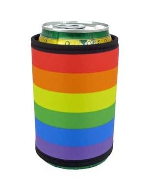 RAINBOW COOZIE/COOZY-RAIN PRIDE CAN WRAP