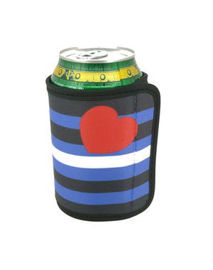 RAINBOW COOZIE/COOZY LEATHER PRIDE CAN WRAP