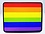 RAINBOW HITCH COVER- RAINBOW FLAG