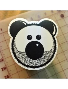  BEARDY BEAR STICKER